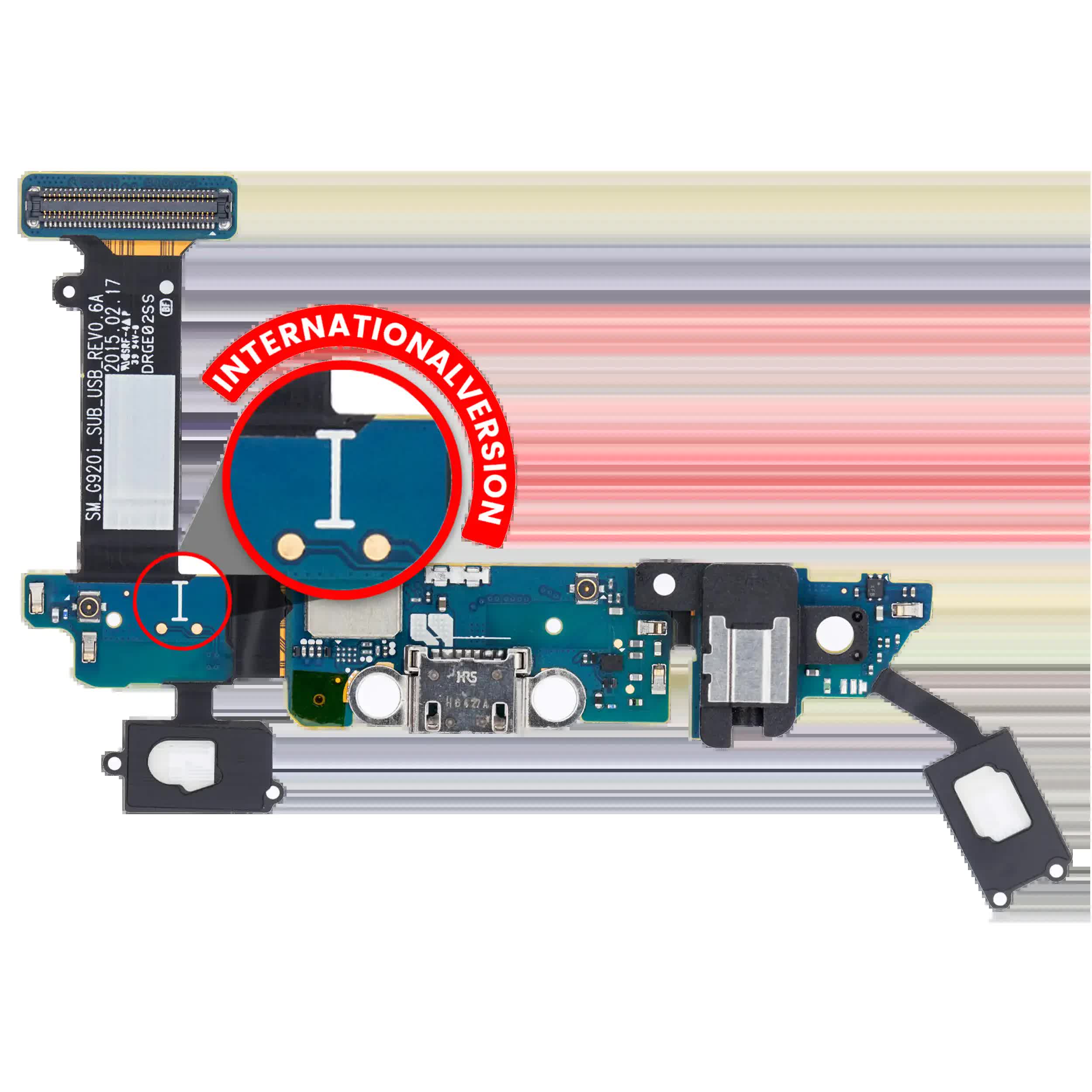Ladebuchse Flexkabel für Samsung Galaxy S6 (G920I) (International Version)