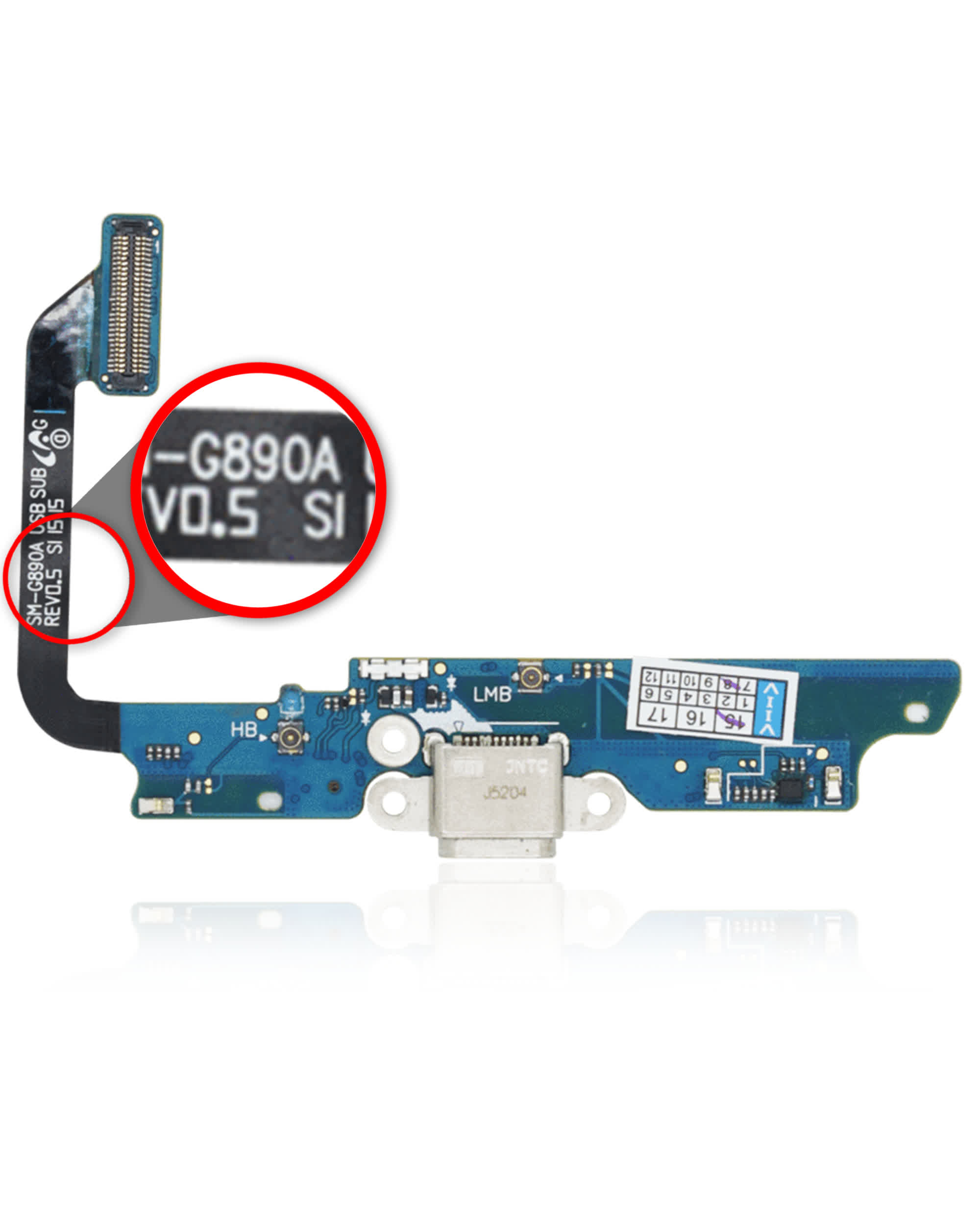 Ladebuchse Flexkabel für Samsung Galaxy S6 Active (G890A) (AT&T)