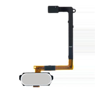 Homebutton mit Flex für Samsung Galaxy S6 (White (Weiß))