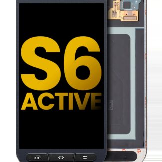OLED Display ohne Rahmen für Samsung Galaxy S6 Active (professionell aufgearbeitet) (Blue (Blau))