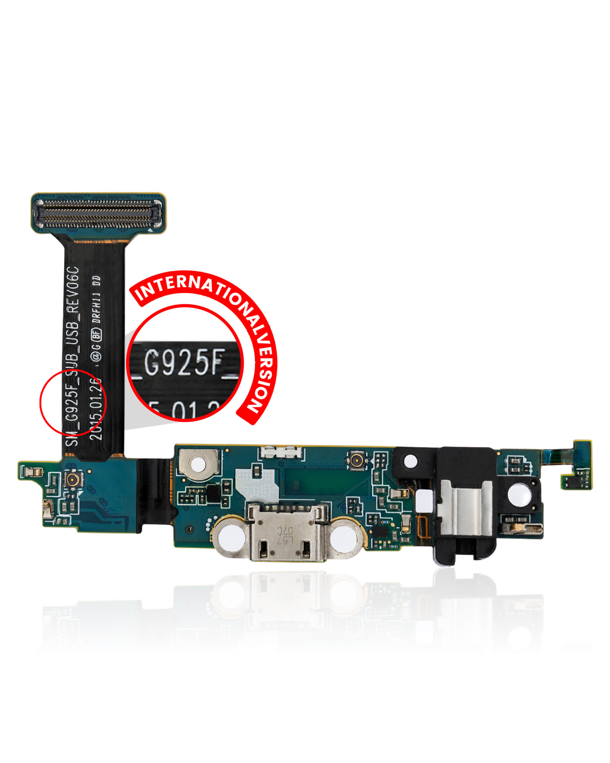 Ladebuchse mit Platine für Samsung Galaxy S6 Edge (G925F) (International Version)