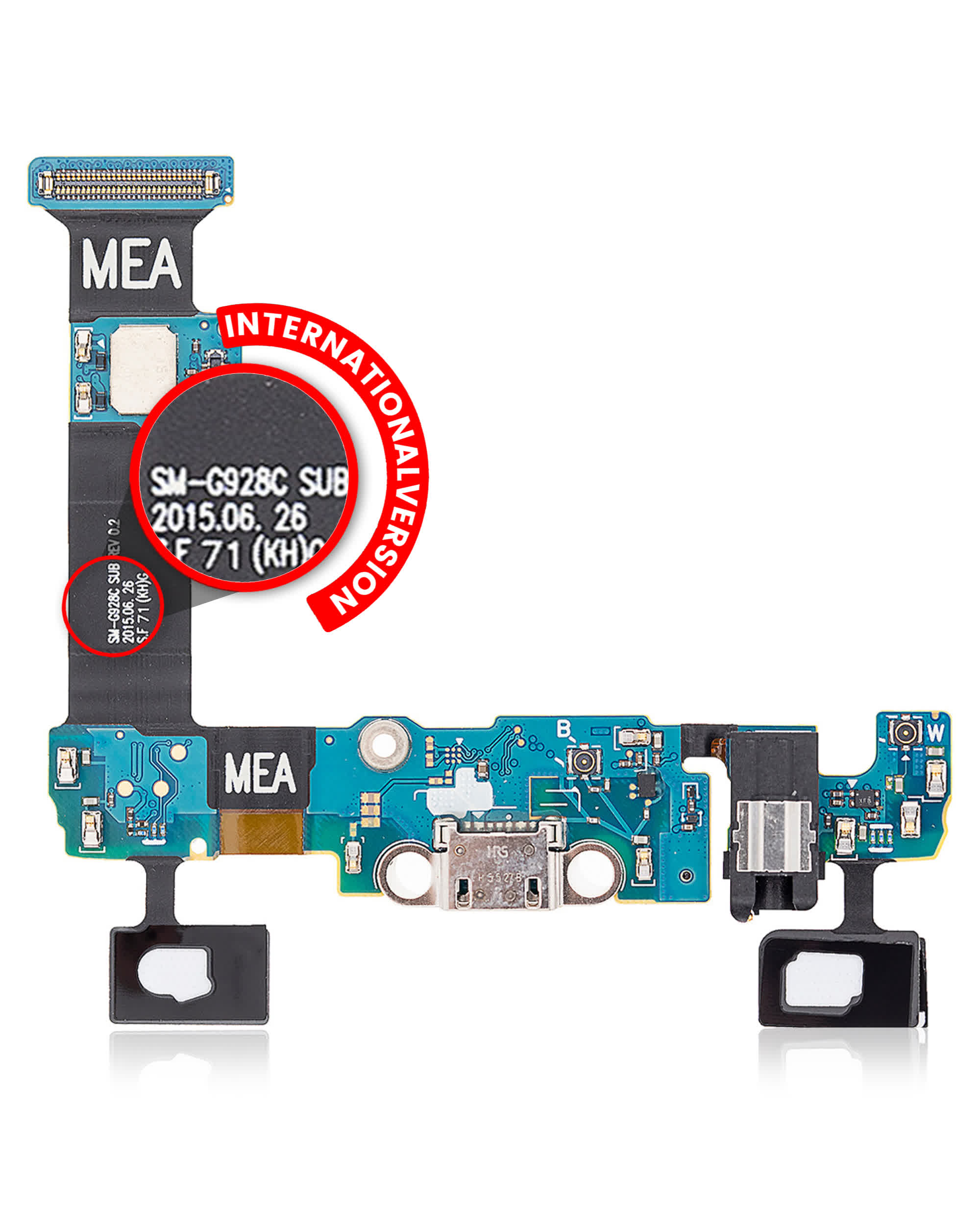 Ladebuchse Flexkabel für Samsung Galaxy S6 Edge Plus (G928C) (International Version)