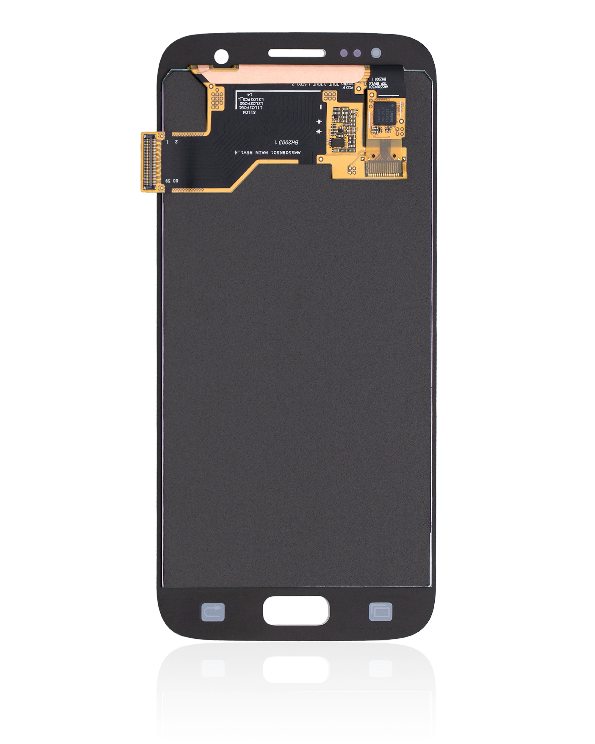 OLED Display ohne Rahmen für Samsung Galaxy S7 (professionell aufgearbeitet) (Gold Platinum) – Bild 3