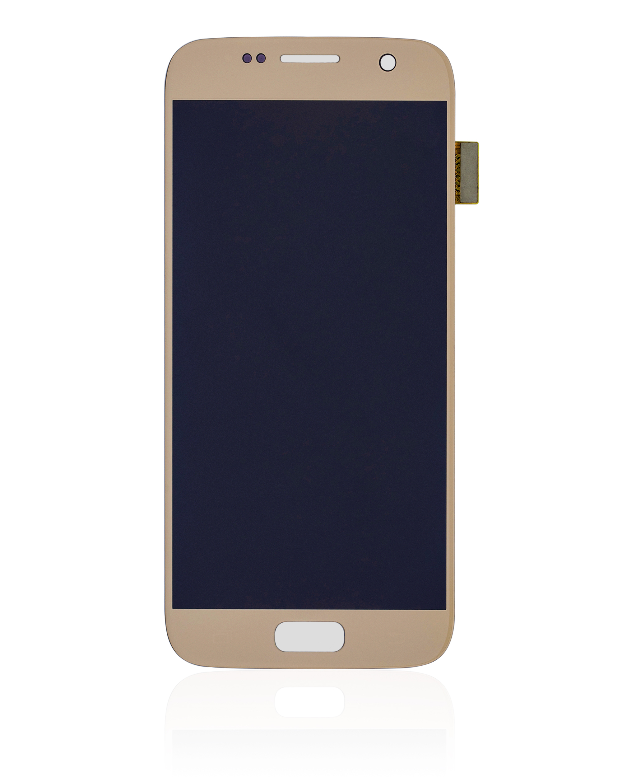 OLED Display ohne Rahmen für Samsung Galaxy S7 (professionell aufgearbeitet) (Gold Platinum) – Bild 4