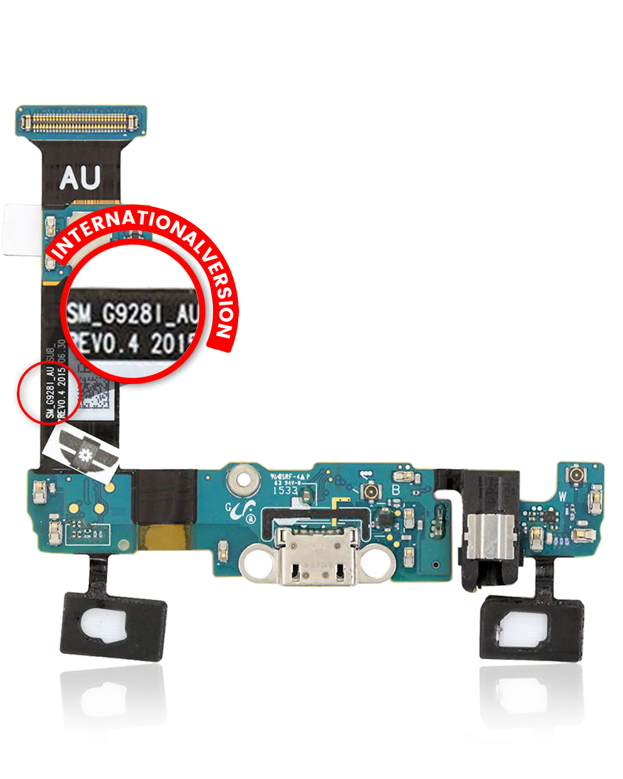 Ladebuchse Flexkabel für Samsung Galaxy S6 Edge Plus G928I (International Version)