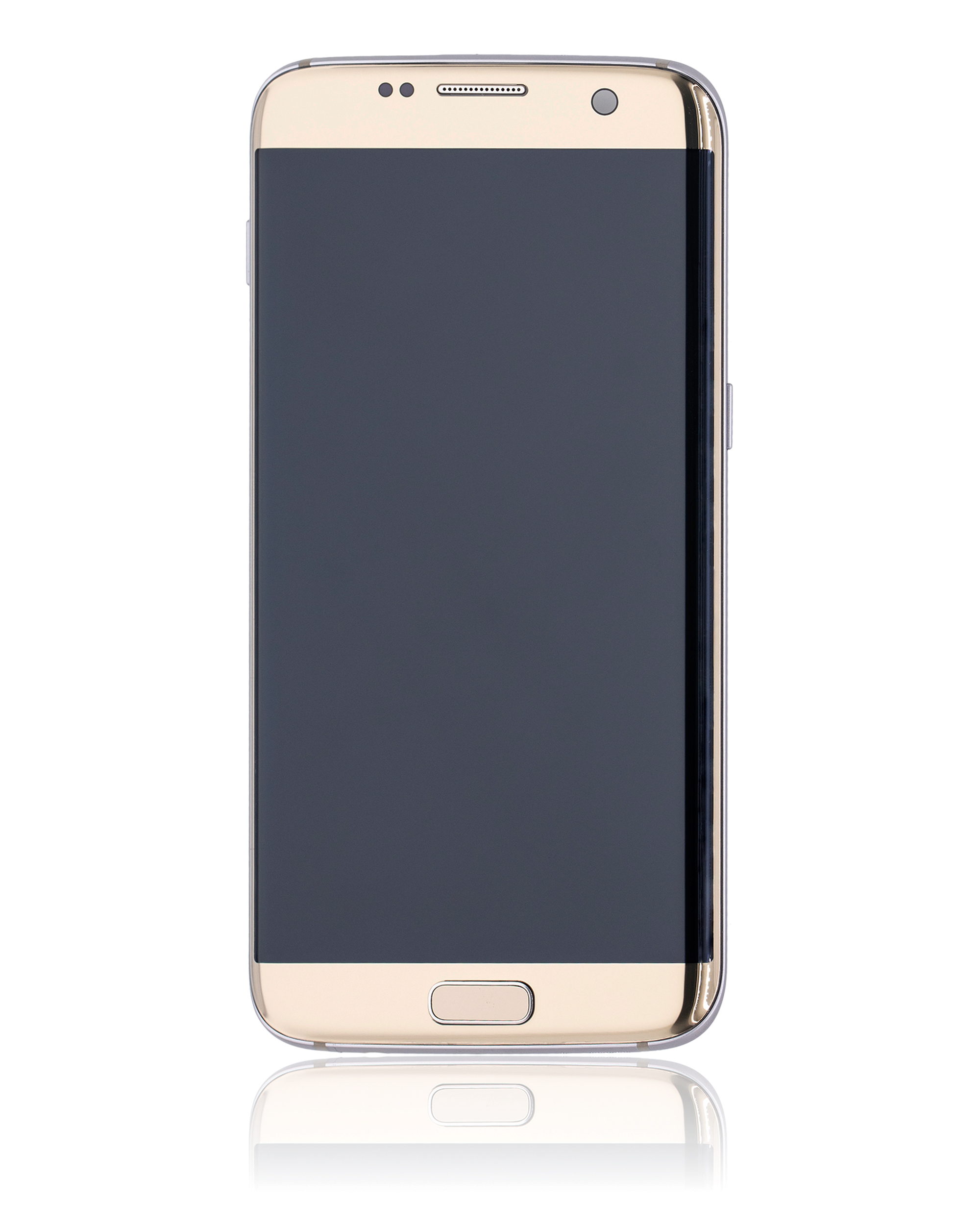 OLED Display mit Rahmen für Samsung Galaxy S7 Edge (International / G935F) (professionell aufgearbeitet) (Gold Platinum) – Bild 4
