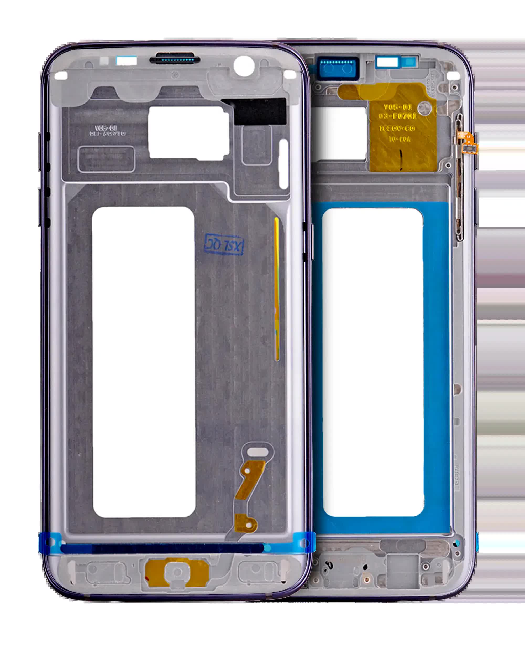 Mittelrahmen für Samsung Galaxy S7 Edge (mit Kleinteilen) (Black (Schwarz))