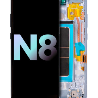OLED Display mit Rahmen für Samsung Galaxy Note 8 (Service Pack) (Orchid Gray)