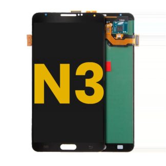 OLED Display ohne Rahmen für Samsung Galaxy Note 3 (professionell aufgearbeitet) (alle Modelle) (Black (Schwarz))