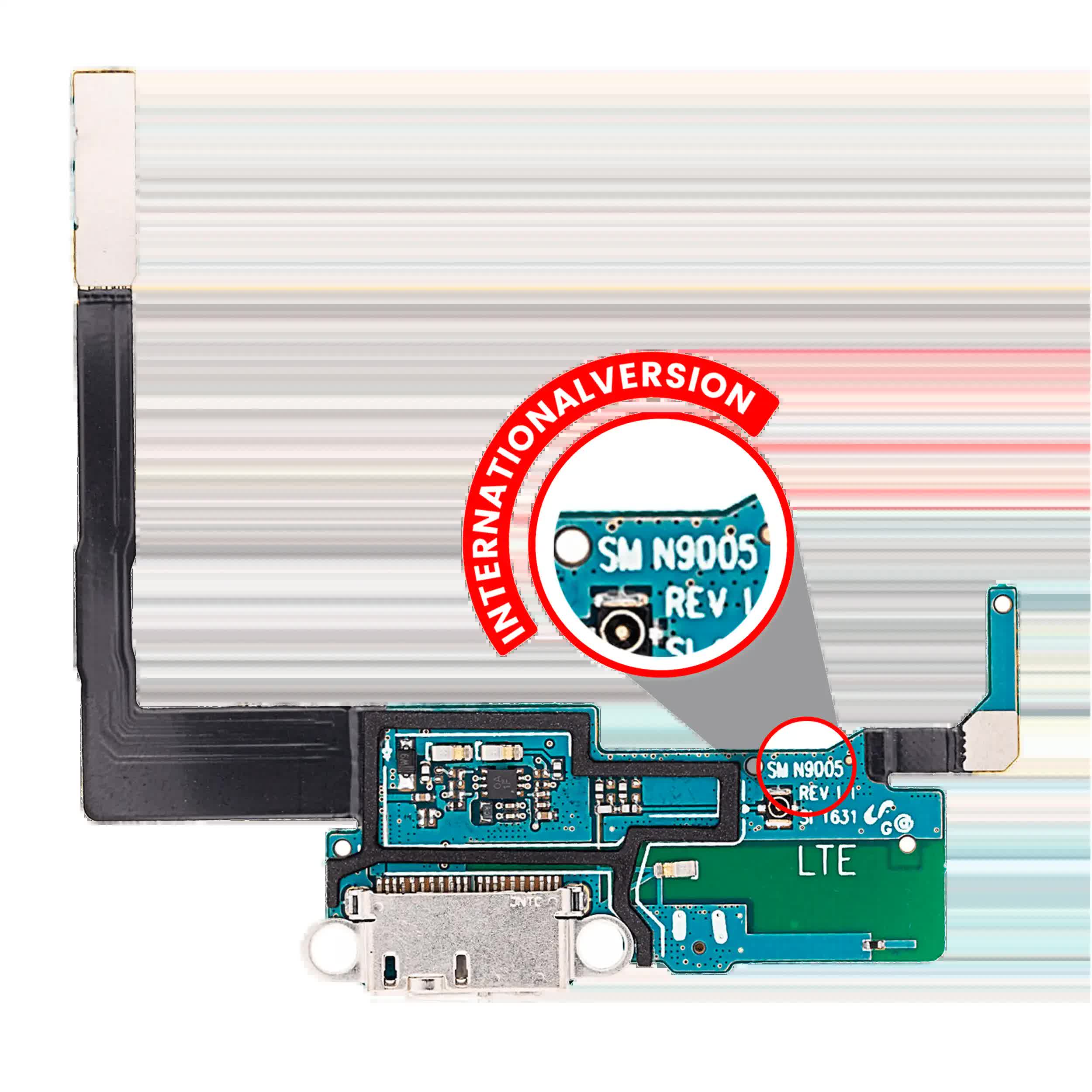 Ladebuchse Flexkabel für Samsung Galaxy Note 3 (N9005) (International Version)