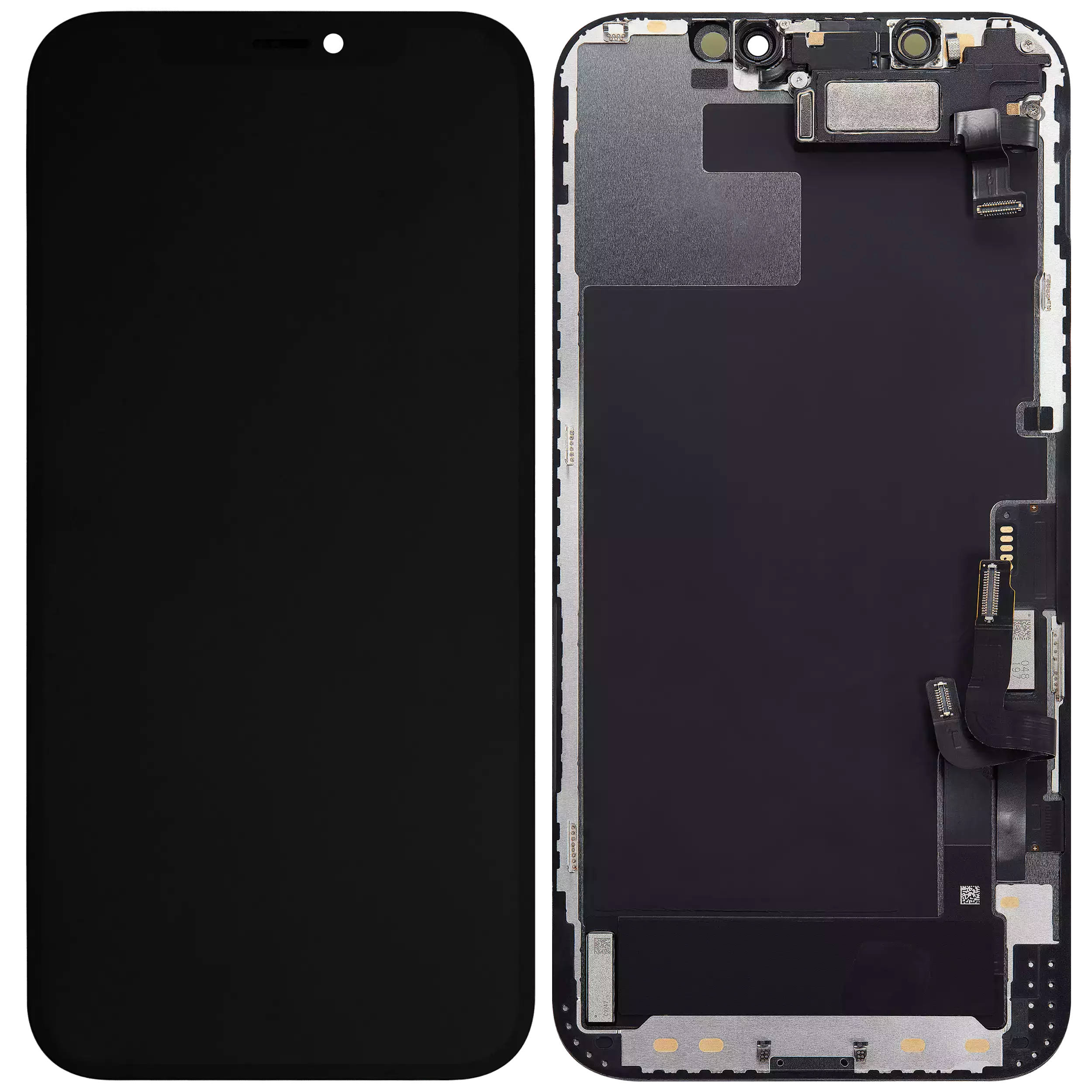 OLED Display mit Näherungssensor Flex vormontiert für iPhone 12 Pro (Service Pack) – Bild 2