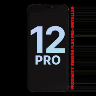OLED Display mit Näherungssensor Flex vormontiert für iPhone 12 Pro (Service Pack)