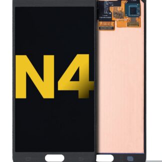 OLED Display ohne Rahmen für Samsung Galaxy Note 4 (professionell aufgearbeitet) (Black (Schwarz))