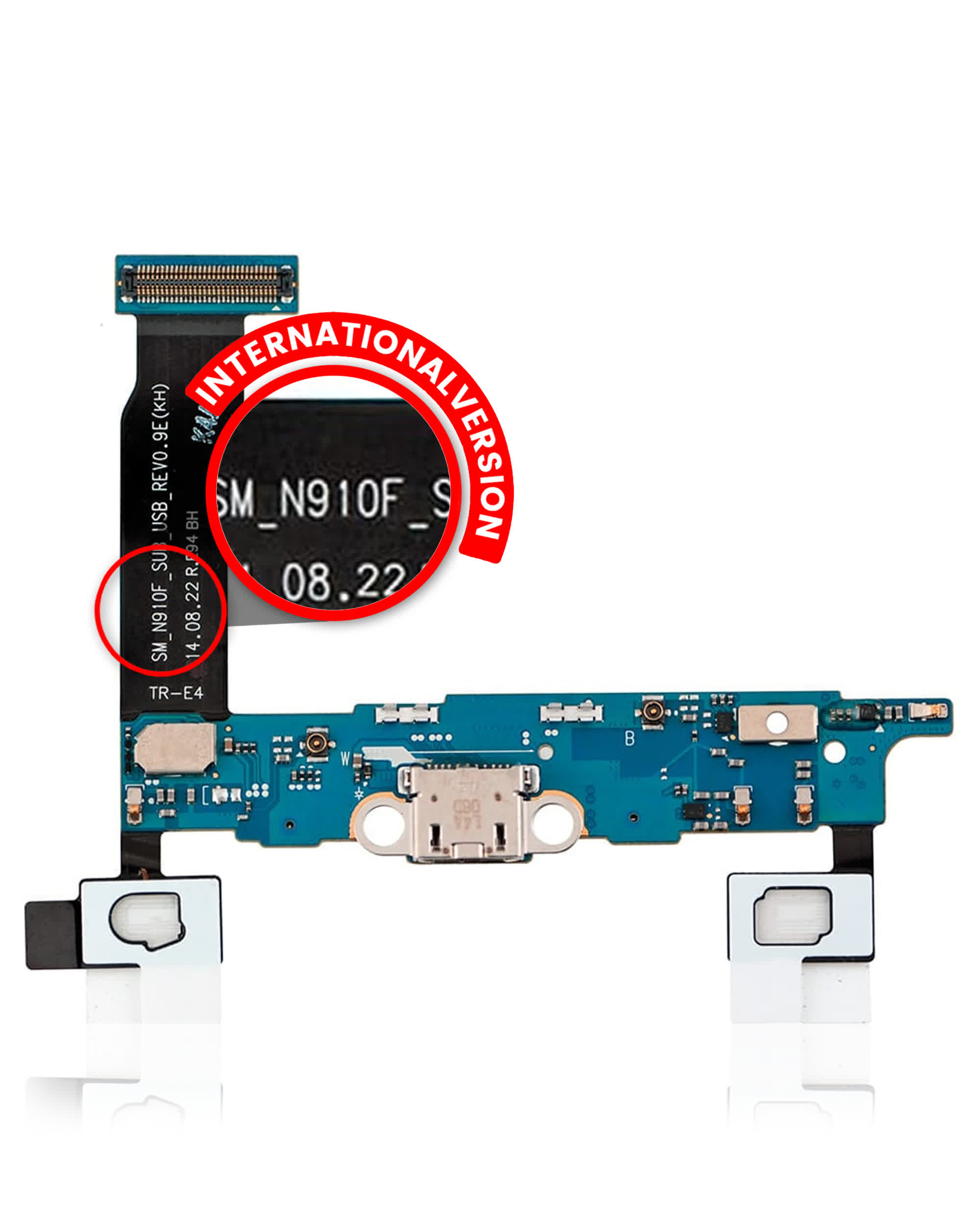Ladebuchse Flexkabel für Samsung Galaxy Note 4 (N910F) (International Version)