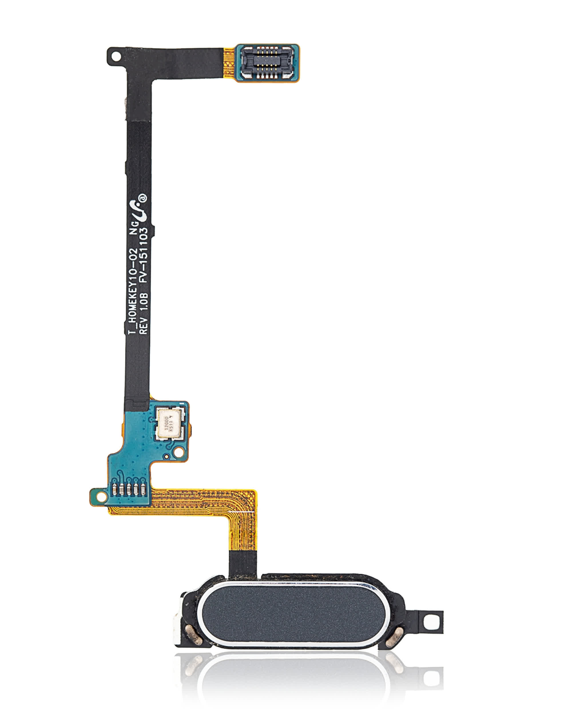 Homebutton mit Flex für Samsung Galaxy Note 4 (Black (Schwarz))