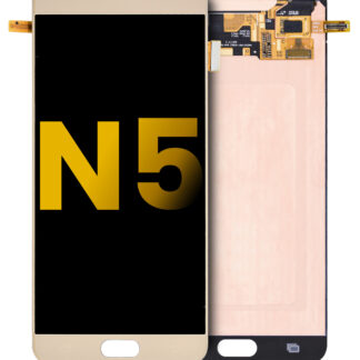 OLED Display ohne Rahmen für Samsung Galaxy Note 5 (professionell aufgearbeitet) (Gold Platinum)