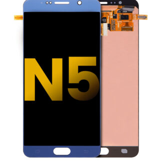 OLED Display ohne Rahmen für Samsung Galaxy Note 5 (professionell aufgearbeitet) (Black Sapphire (Schwarz))