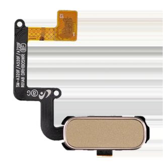 Fingerabdrucksensor mit Flexkabel für Samsung Galaxy A3 (A320 / 2017) / A5 (A520 / 2017) / A7 (A720 / 2017) (Gold)
