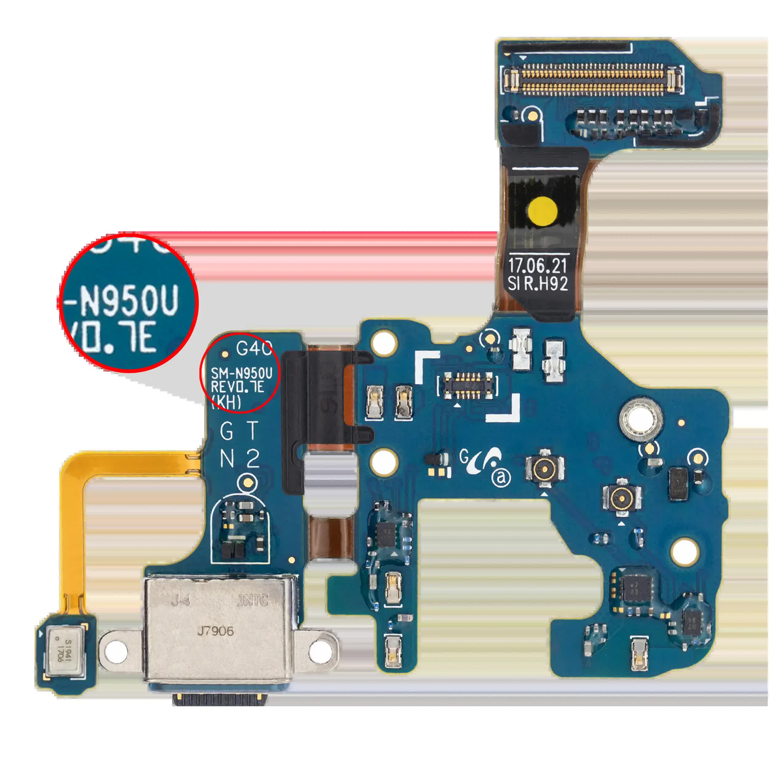 Ladebuchse mit Flexkabel für Samsung Galaxy Note 8 (N950U) (US Model)