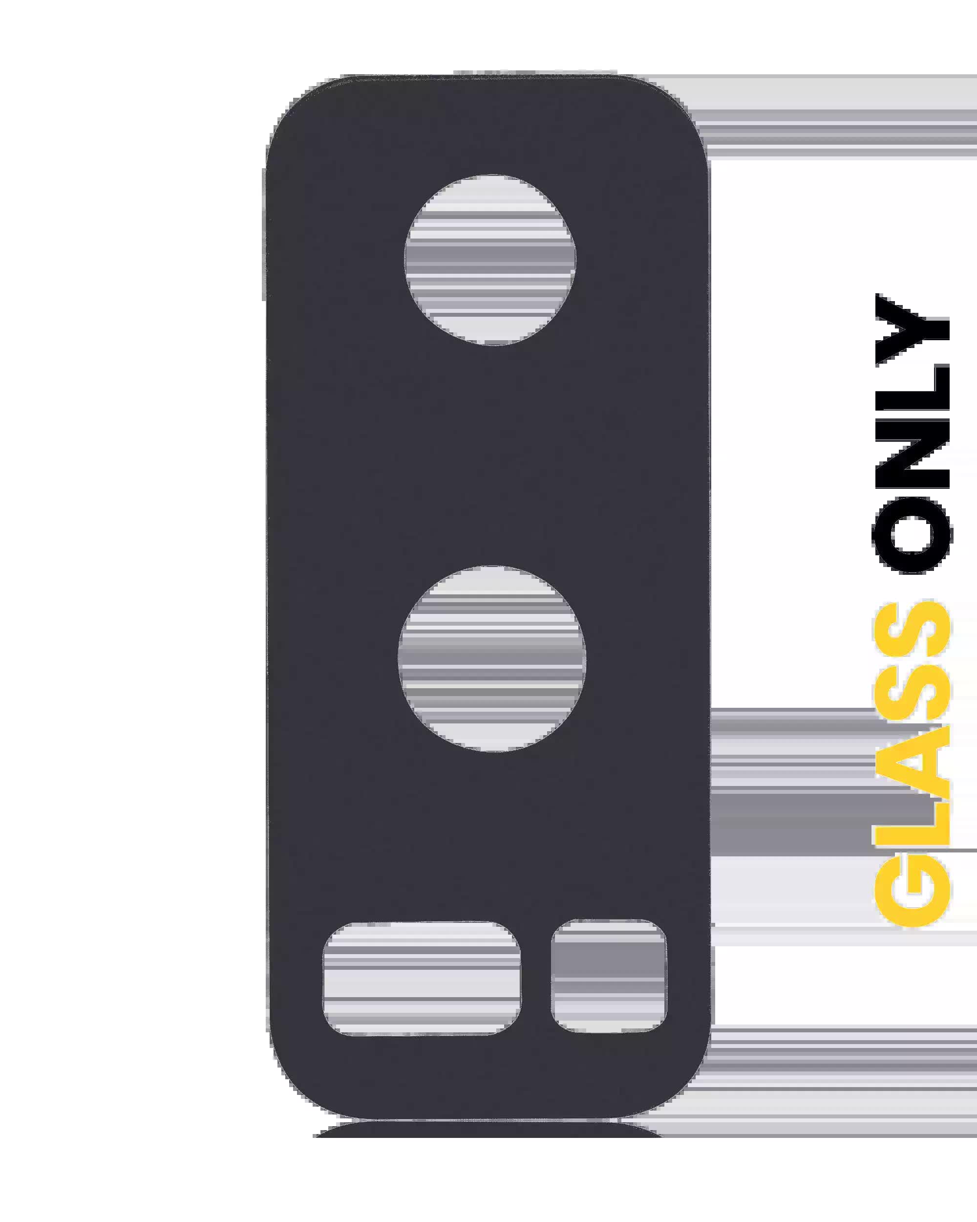 Rückkamera-Glas (nur Glas) mit Klebefolie für Samsung Galaxy Note 8 (Midnight Black (Schwarz))