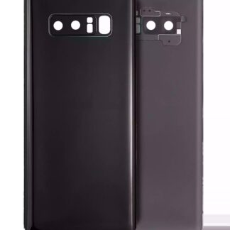 Rückdeckelglas mit Kameraglas für Samsung Galaxy Note 8 (Service Pack) (Midnight Black (Schwarz))