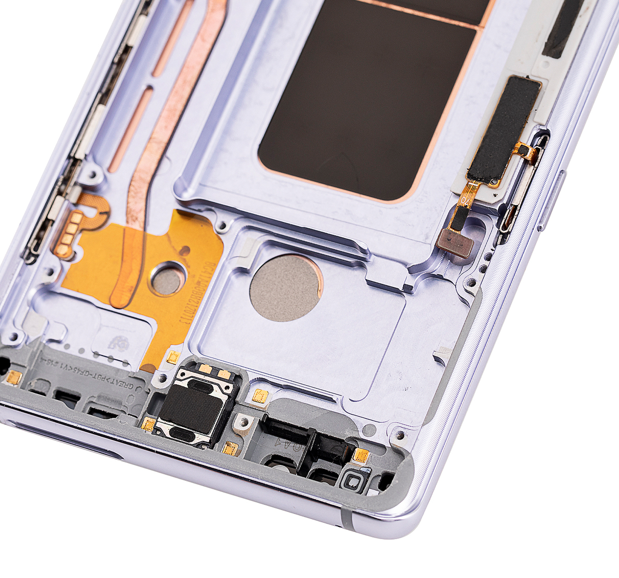 OLED Display mit Rahmen für Samsung Galaxy Note 8 (professionell aufgearbeitet) (Orchid Gray) – Bild 3