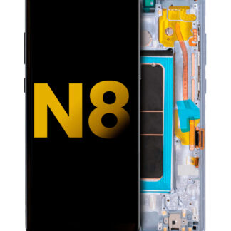 OLED Display mit Rahmen für Samsung Galaxy Note 8 (professionell aufgearbeitet) (Orchid Gray)