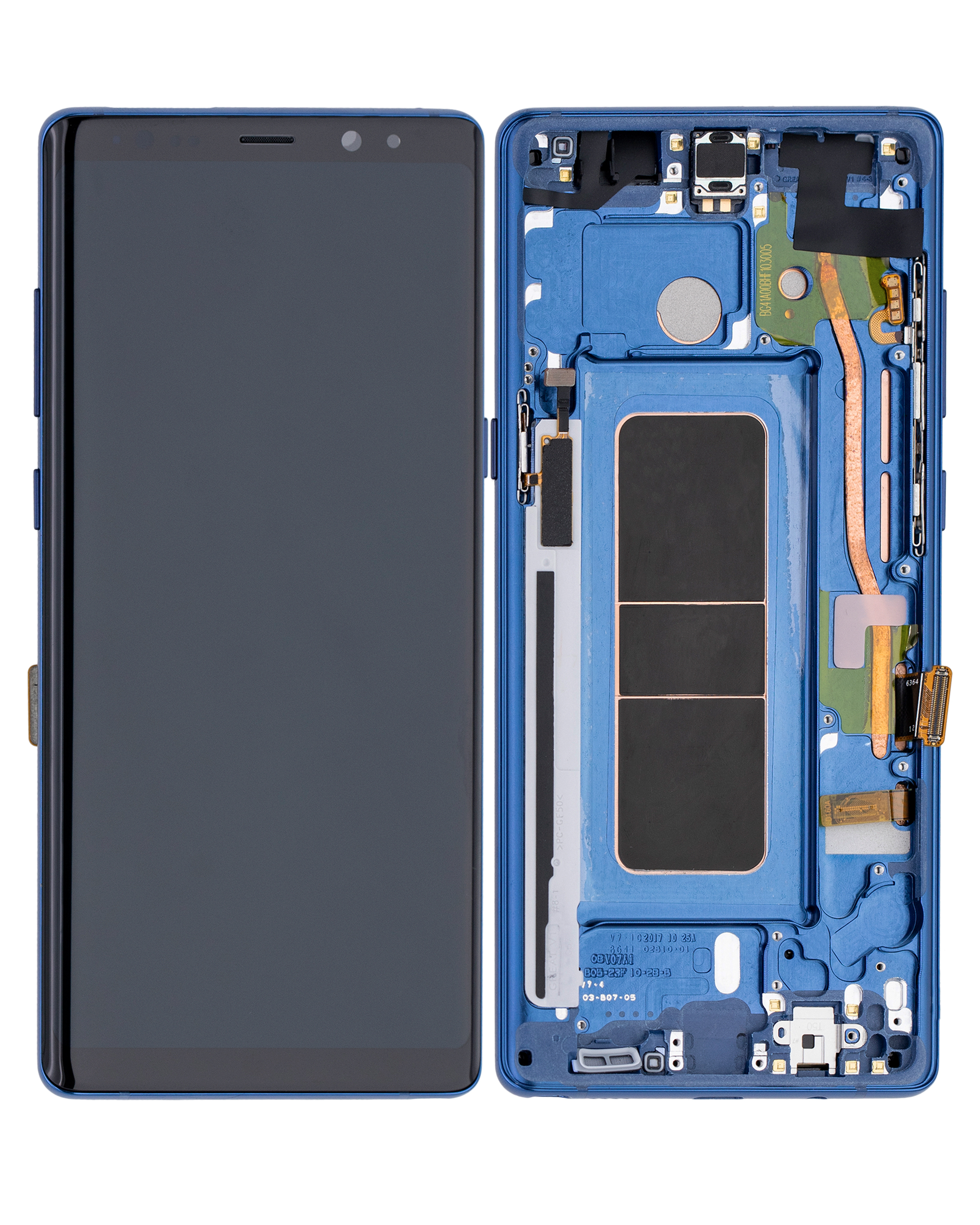OLED Display mit Rahmen für Samsung Galaxy Note 8 (Service Pack) (Blue (Blau)) – Bild 2