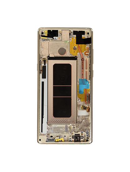 OLED Display mit Rahmen für Samsung Galaxy Note 8 (Service Pack) (Maple Gold) – Bild 2