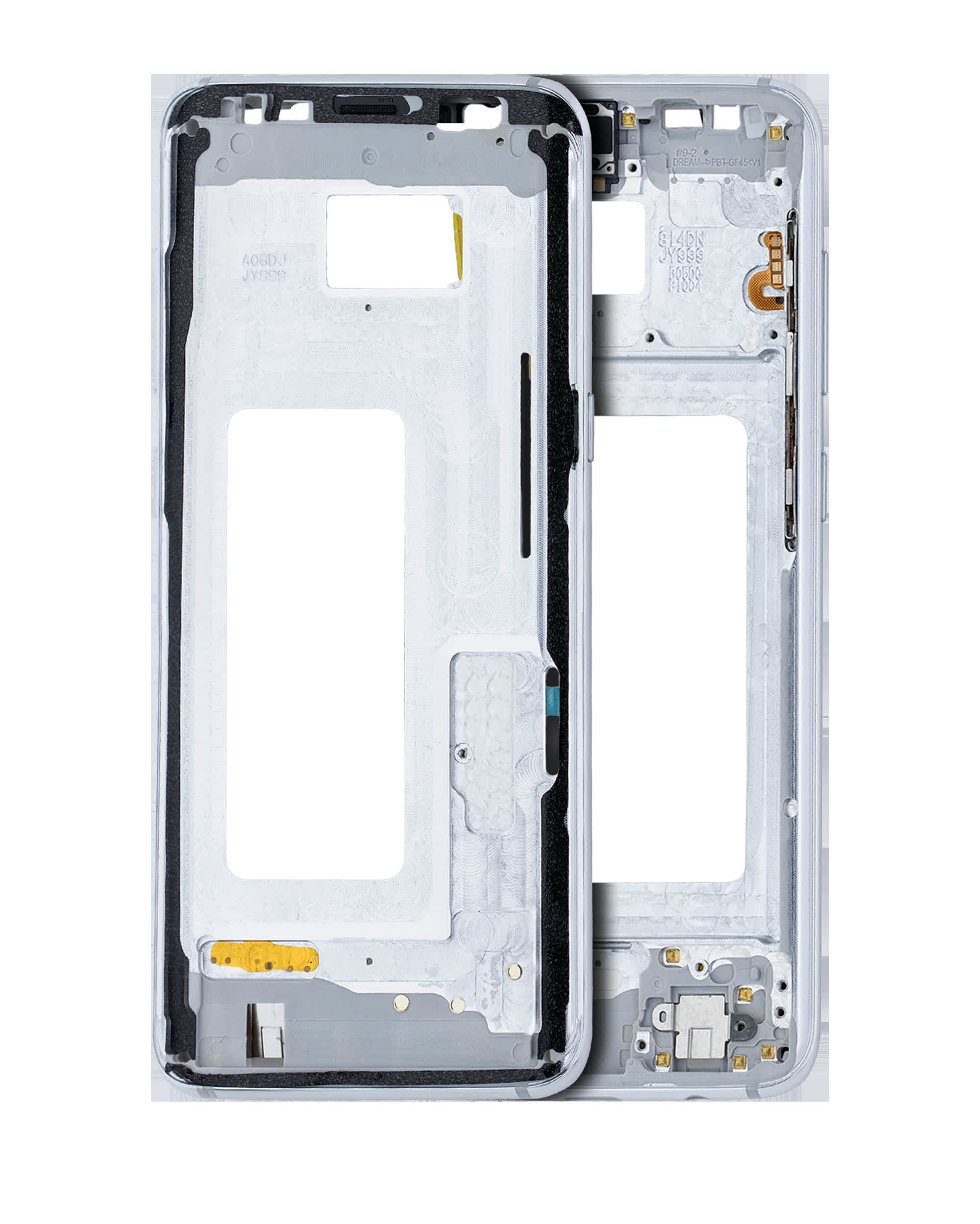Mittelrahmen für Samsung Galaxy S8 (mit Kleinteilen) (Arctic Silver)