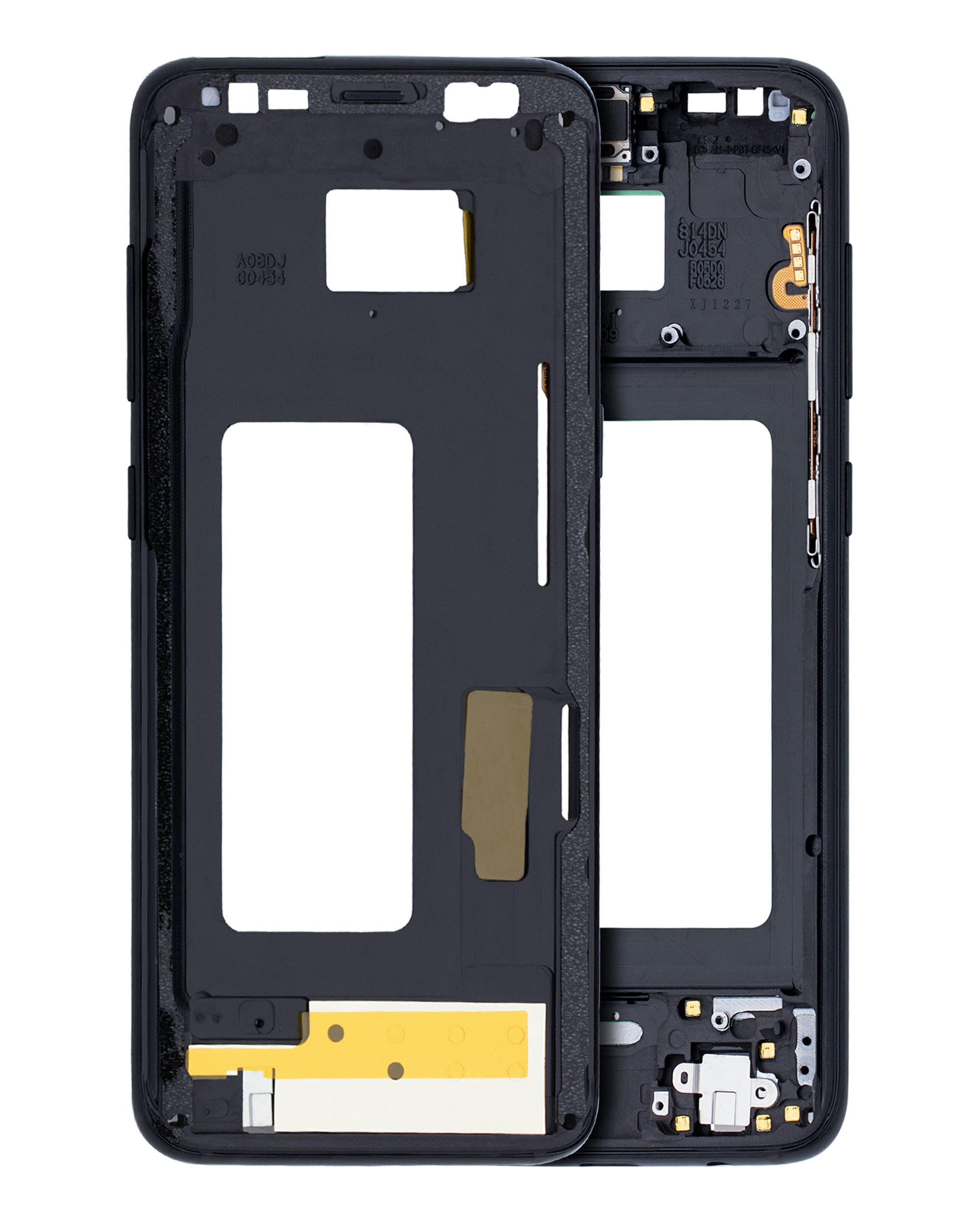 Mittelrahmen für Samsung Galaxy S8 (mit Kleinteilen) (Midnight Black (Schwarz)) – Bild 3