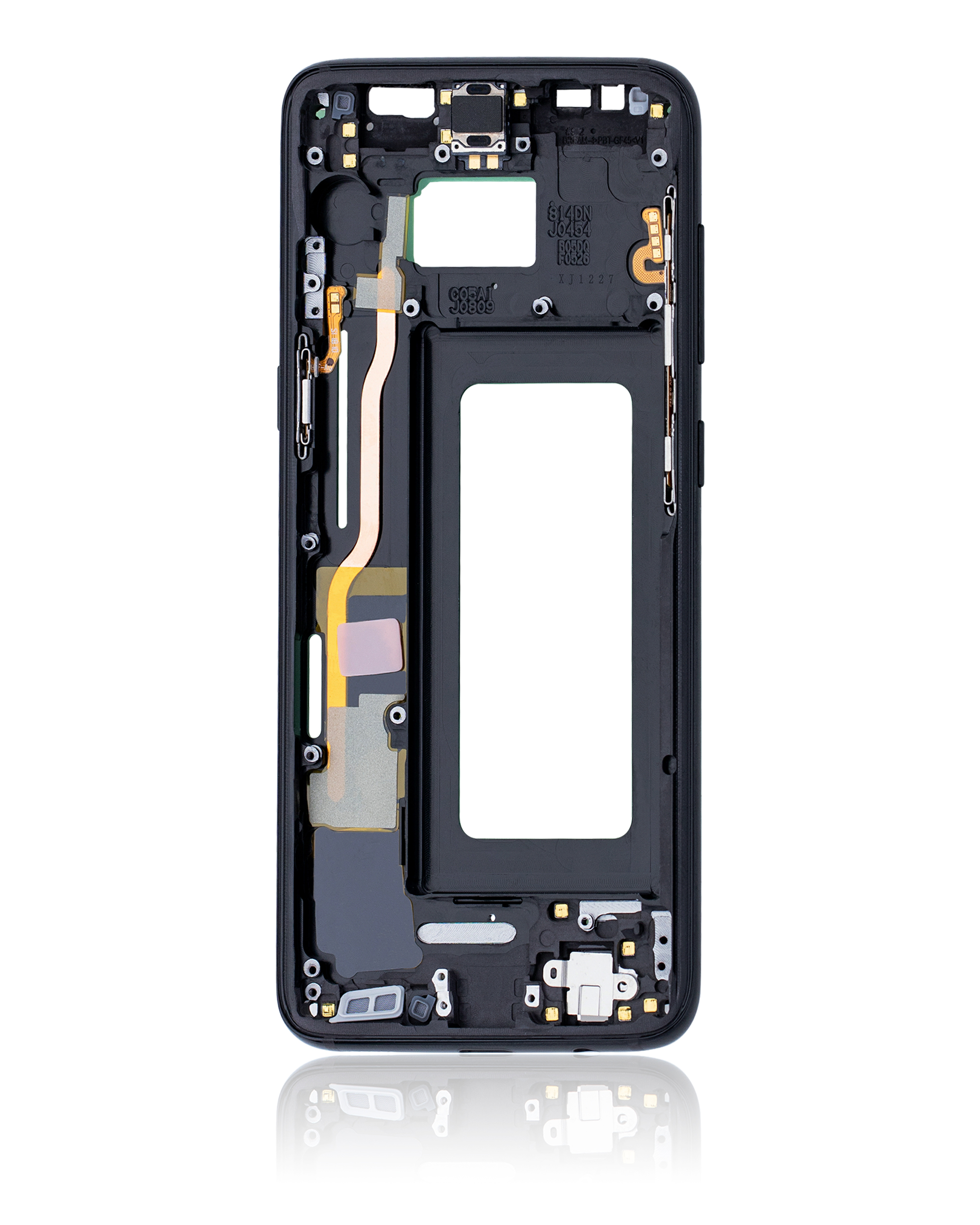 Mittelrahmen für Samsung Galaxy S8 (mit Kleinteilen) (Midnight Black (Schwarz)) – Bild 4