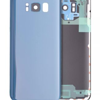 Rückdeckelglas mit Kameraglas für Samsung Galaxy S8 (Service Pack) (Coral Blue (Blau))