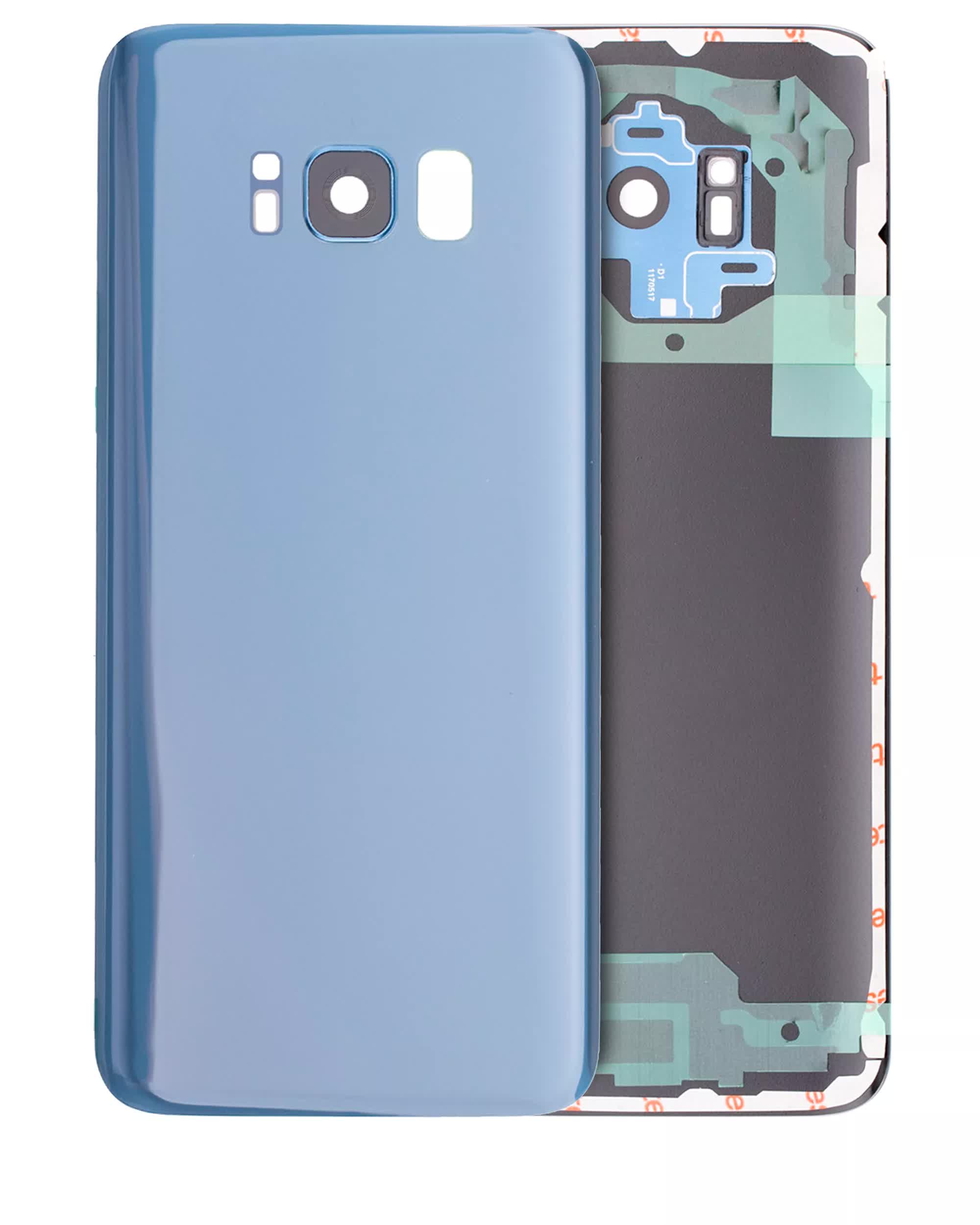 Rückdeckelglas mit Kameraglas für Samsung Galaxy S8 (Service Pack) (Coral Blue (Blau))