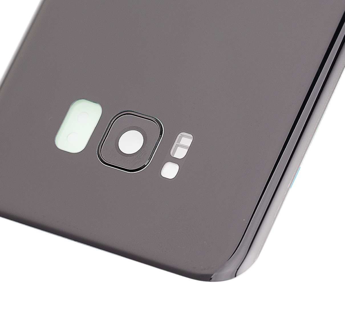 Rückdeckelglas mit Kameraglas für Samsung Galaxy S8 Plus (Service Pack) (Midnight Black (Schwarz)) – Bild 3