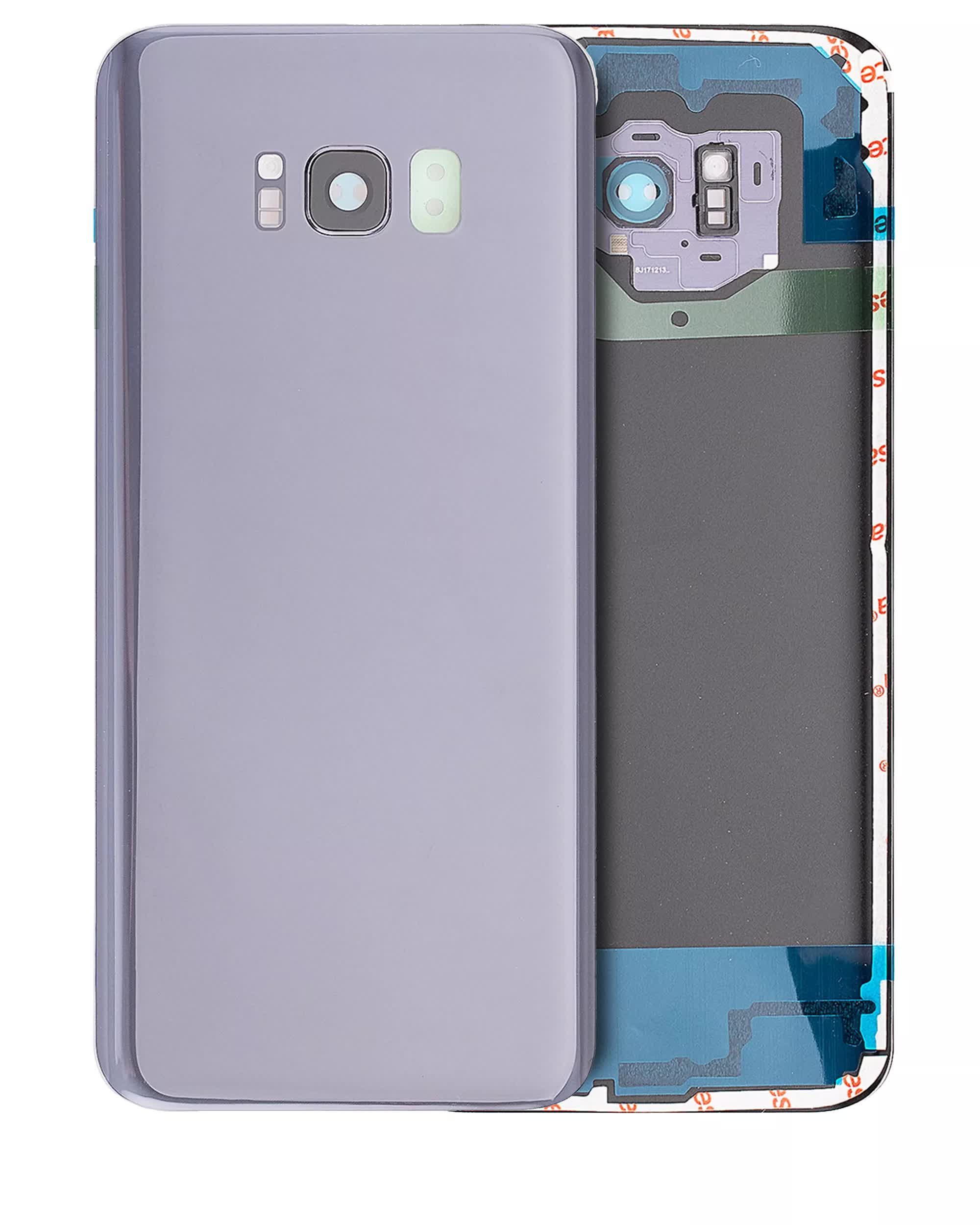Rückdeckelglas mit Kameraglas für Samsung Galaxy S8 Plus (Service Pack) (Orchid Gray)
