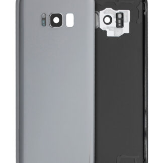 Rückdeckelglas mit Kameraglas für Samsung Galaxy S8 Plus (Service Pack) (Arctic Silver)