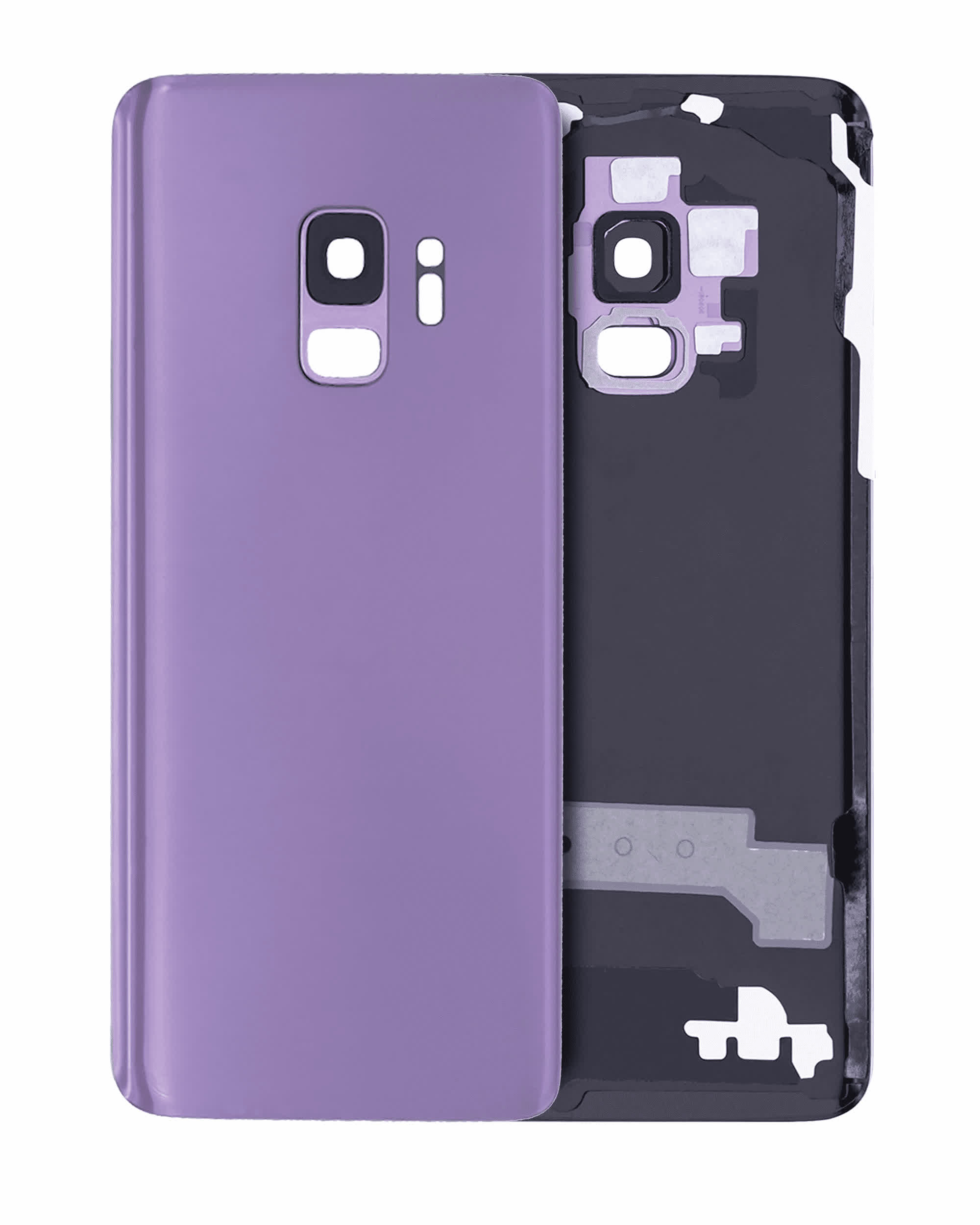 Rückdeckelglas mit Kameraglas für Samsung Galaxy S9 (Service Pack) (Lilac Purple (Violett))
