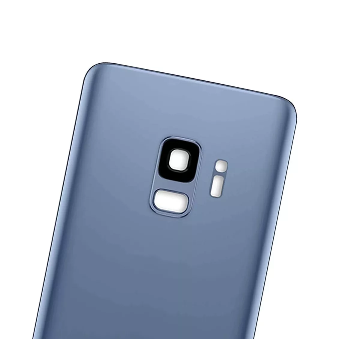 Rückdeckelglas mit Kameraglas für Samsung Galaxy S9 (Service Pack) (Coral Blue (Blau)) – Bild 3