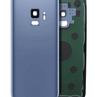 Rückdeckelglas mit Kameraglas für Samsung Galaxy S9 (Service Pack) (Coral Blue (Blau))
