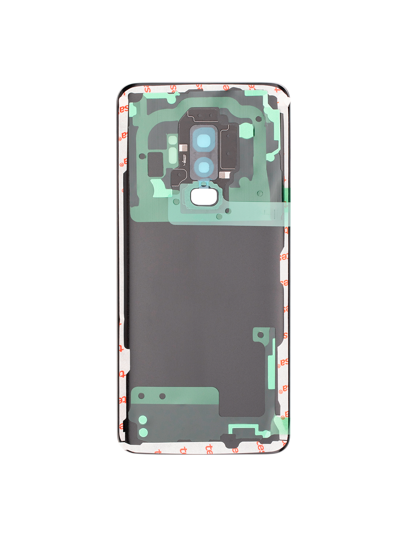 Rückdeckelglas mit Kameraglas für Samsung Galaxy S9 Plus (Service Pack) (Midnight Black (Schwarz)) – Bild 4