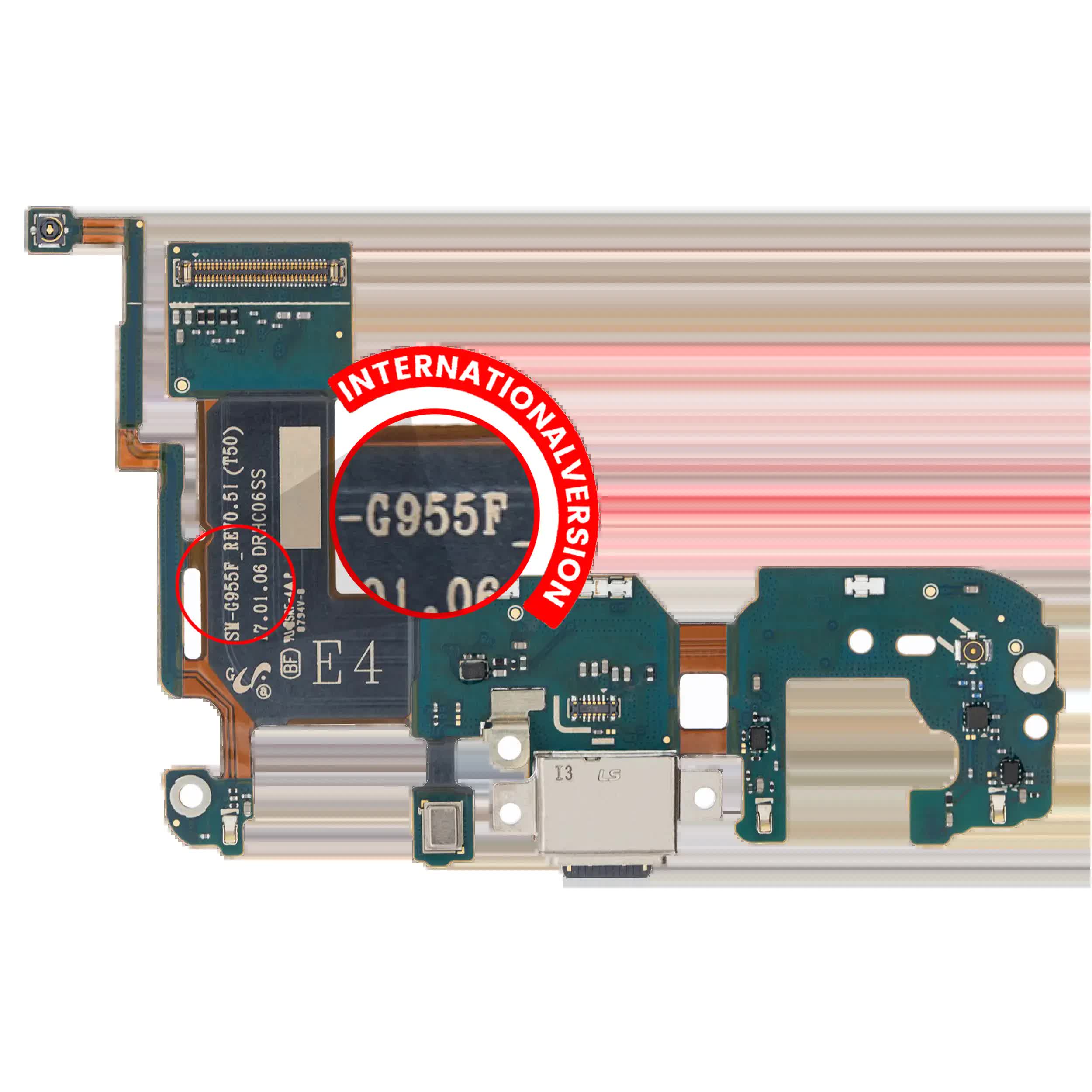 Ladebuchse mit Flexkabel für Samsung Galaxy S8 Plus (G955F) (International Version)