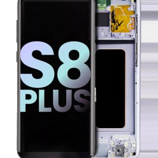 OLED Display mit Rahmen für Samsung Galaxy S8 Plus (Service Pack) (Gray / Violet)