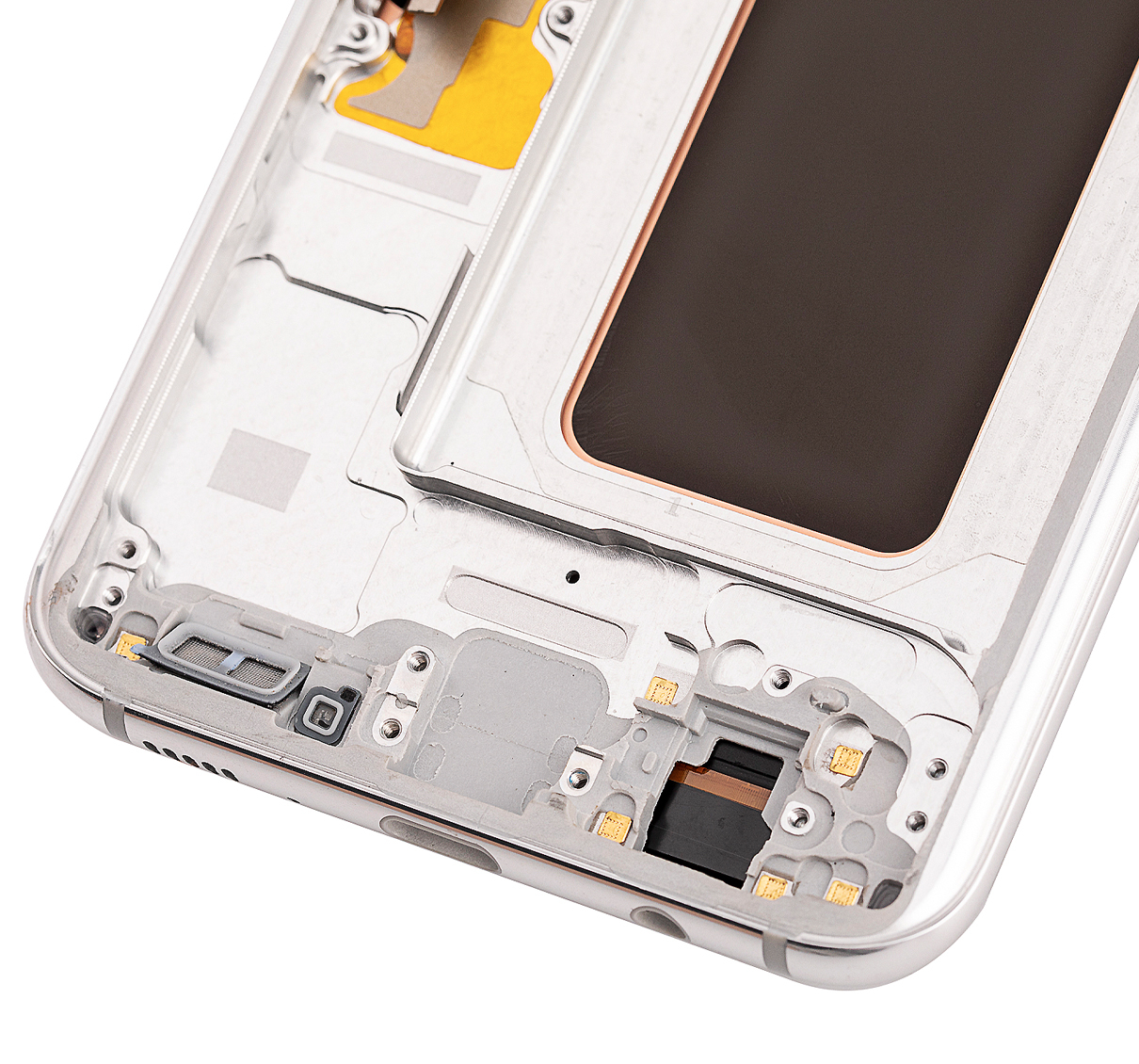 OLED Display mit Rahmen für Samsung Galaxy S8 Plus (Aftermarket Plus) (Arctic Silver) – Bild 3