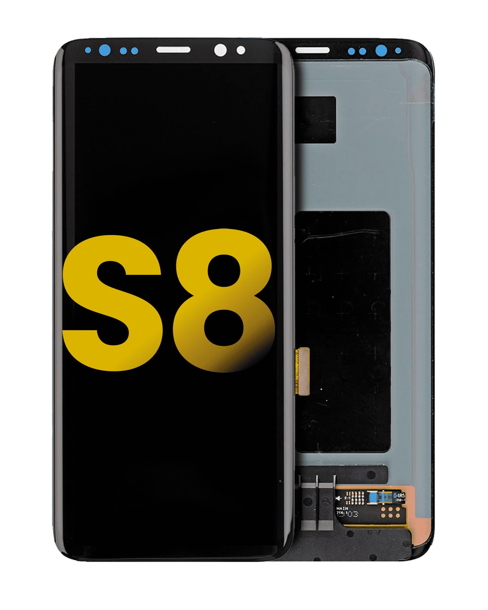 OLED Display ohne Rahmen für Samsung Galaxy S8 (professionell aufgearbeitet)