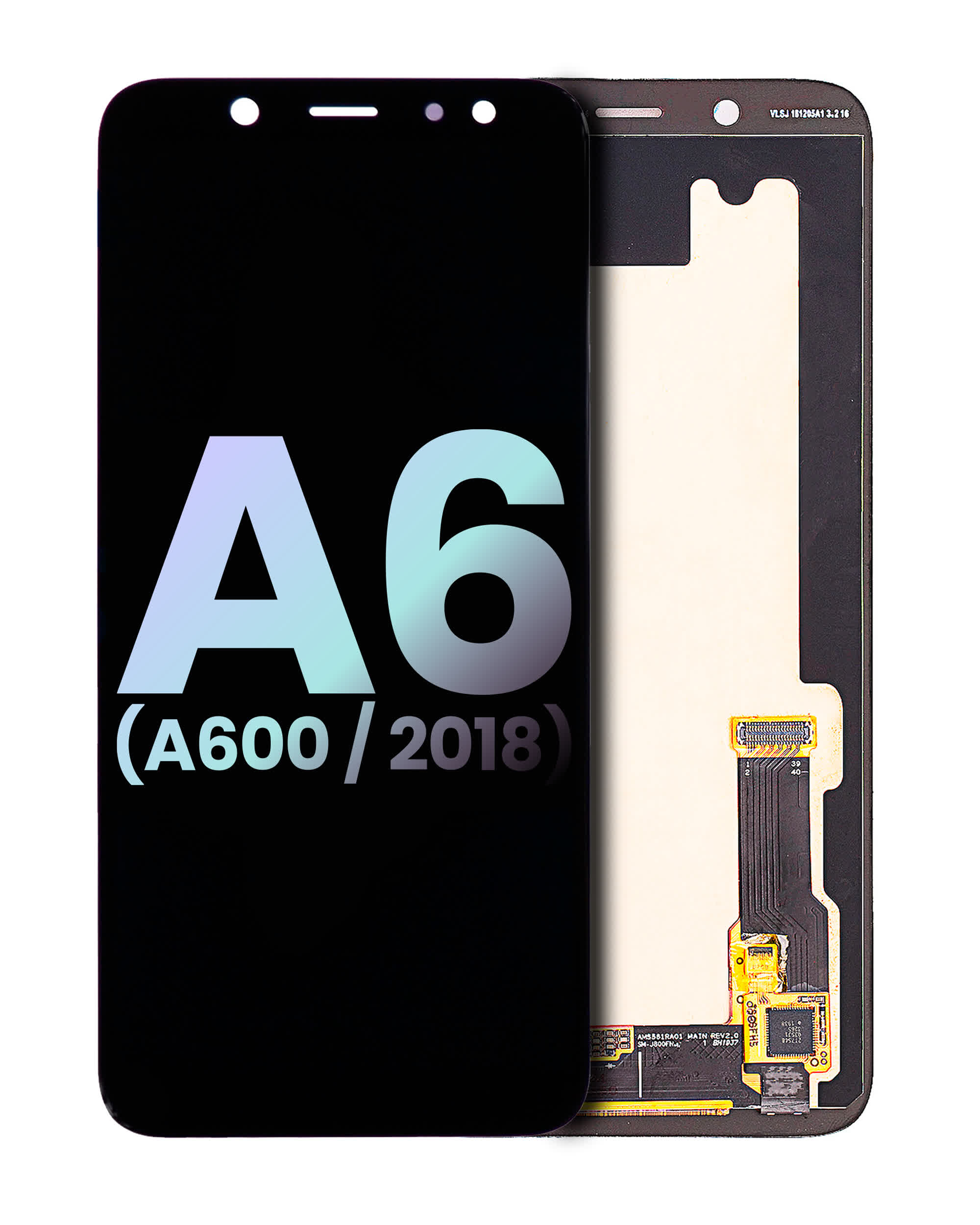 OLED Display ohne Rahmen für Samsung Galaxy A6 (A600 / 2018) (Service Pack)
