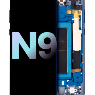 OLED Display mit Rahmen für Samsung Galaxy Note 9 (Service Pack) (Ocean Blue)