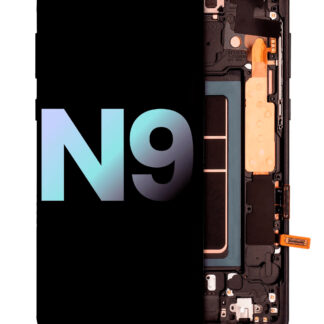 OLED Display mit Rahmen für Samsung Galaxy Note 9 (Service Pack) (Midnight Black (Schwarz))
