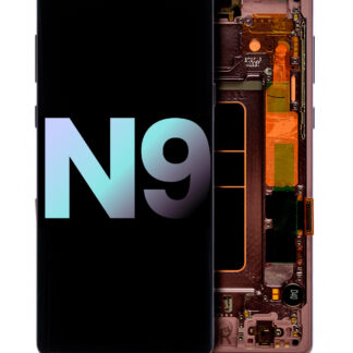 OLED Display mit Rahmen für Samsung Galaxy Note 9 (Service Pack) (Metallic Copper)