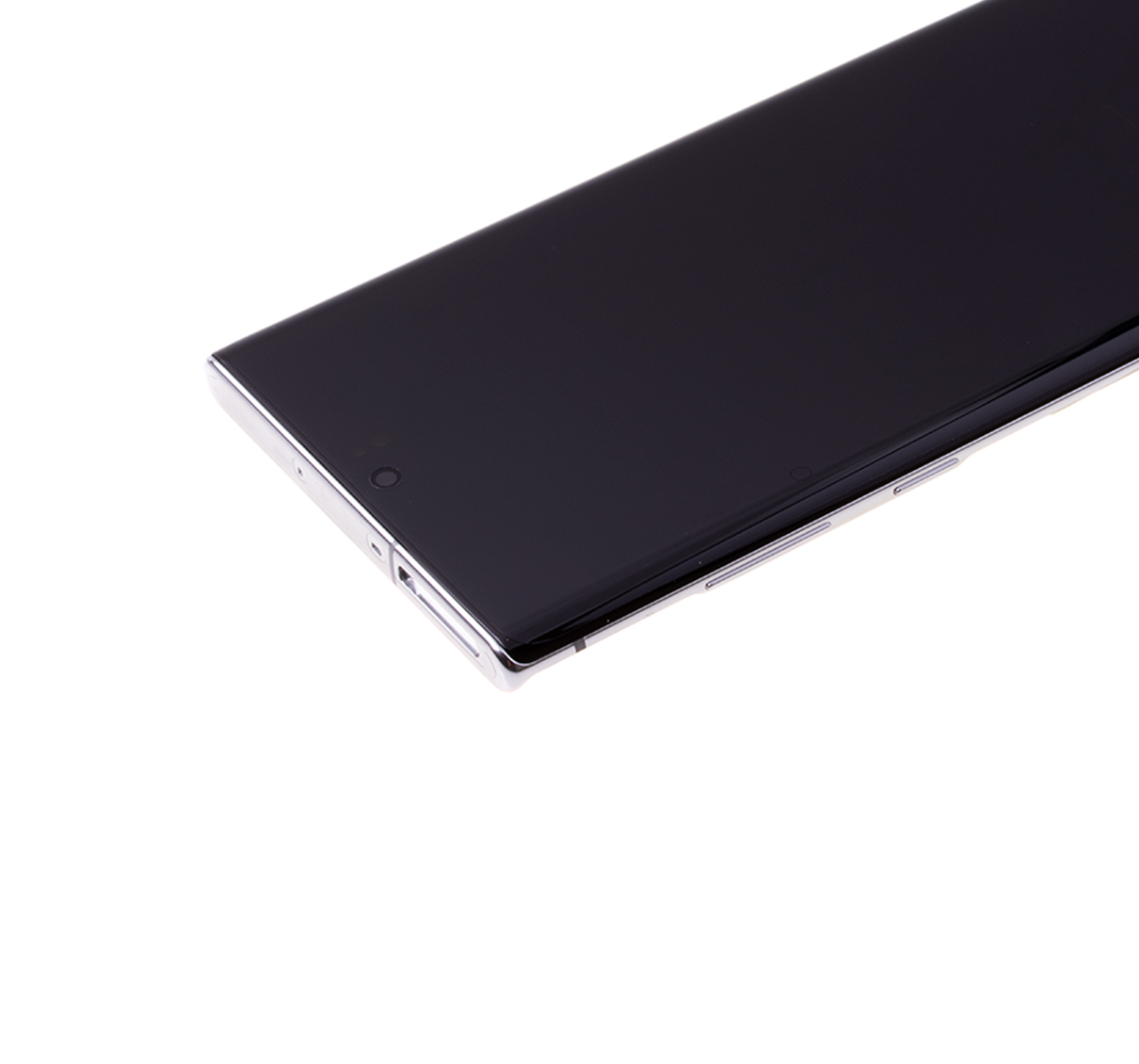 OLED Display mit Rahmen für Samsung Galaxy Note 10 Plus / 5G (Service Pack) (Aura Glow / Silver) – Bild 2